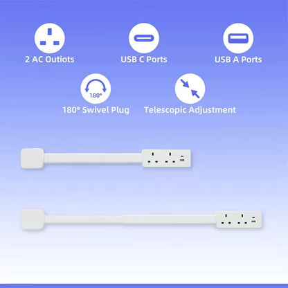 Adjustable Power Outlet Extender